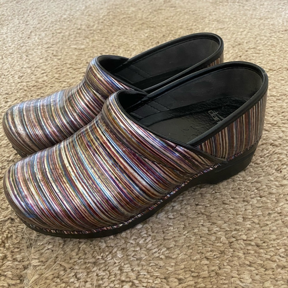 Striped Dansko